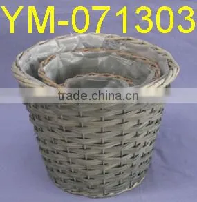 Boat Shaped Small Willow Garden Basket