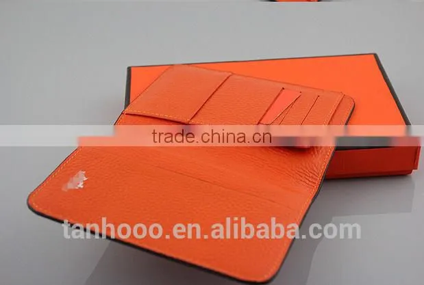 Passport Holder personalized travel pu genuine leather passport holder