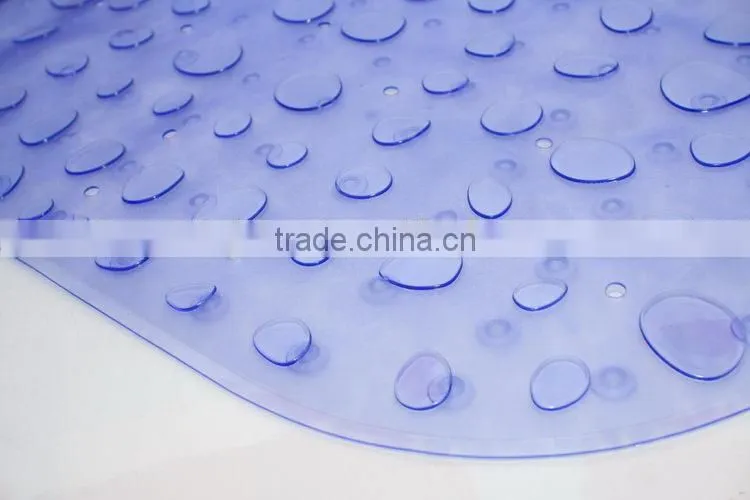Durable cross texture hot sell rubber anti-slip pvc bath mat