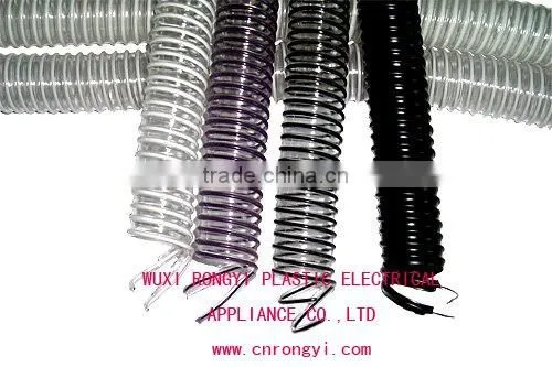 Black PVC Electrical flexible pipe