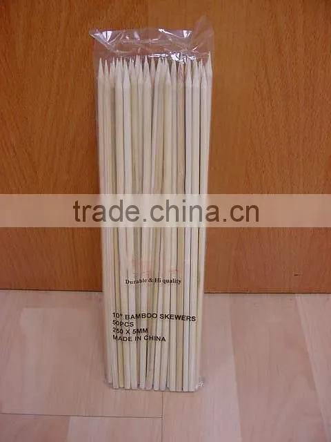 121-14 Bamboo Skewers For Food, BBQ Tools/ Stick