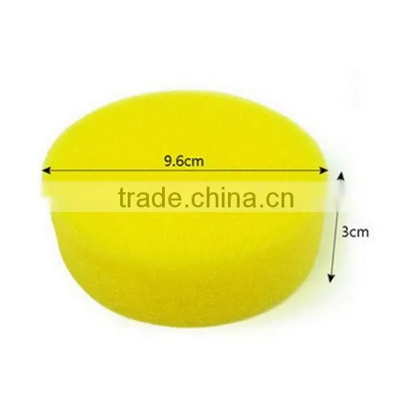 Fashionable car wax and polish sponge/car waxing applicator pads/wax applicator
