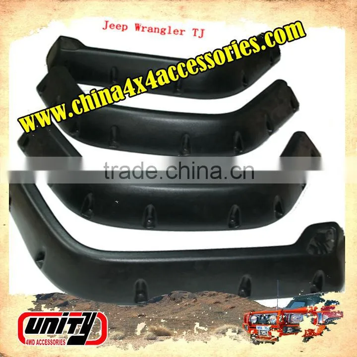 4x4 accessories offroad fender flare for Wrangler TJ