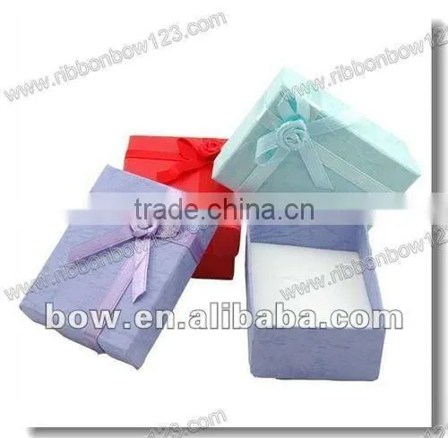 gift decorative bow with a small artificial flower