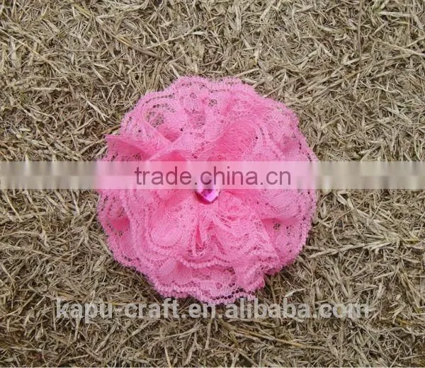 Hot sale plastic crystal flower headband for sale