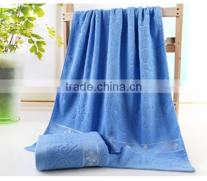 dark color high quality solid color cotton bath towels