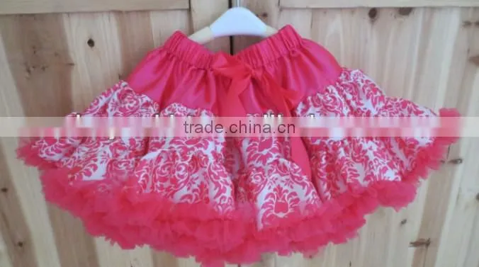 Sweet charming chevron girls pettiskirt Lovely baby fluffy pettiskirt wholesale