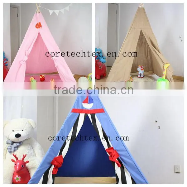 High quality comfortable kids play indian teepee tent factory