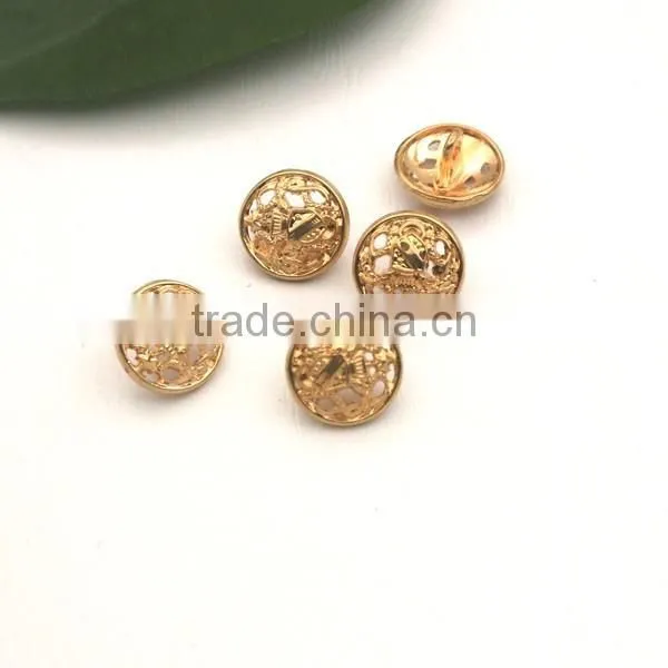 12mm metal alloy sewing buttons decorative gold button SF-028