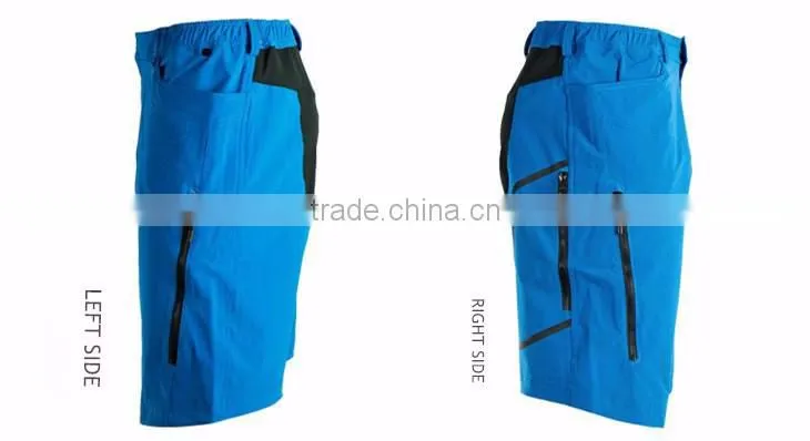 Men summer Cycling Shorts Downhill MTB Shorts Quick Dry Outdoor Bicycle with Belt Patchwork Breathable ridding Shorts