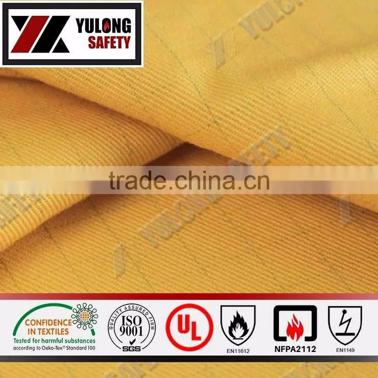 100% Cotton Durable Flame Retardant And Antistatic Fabric For Jacket