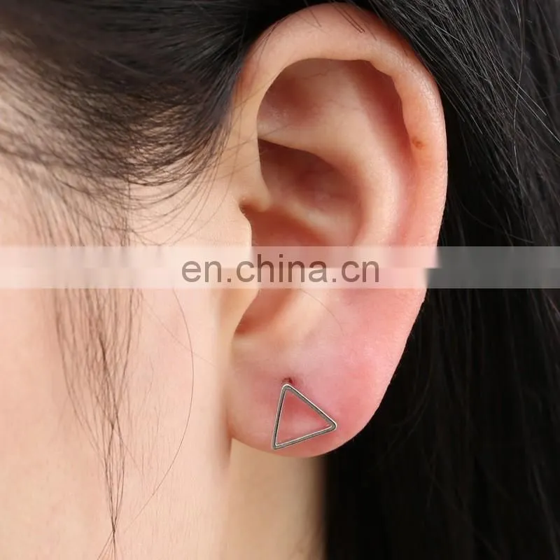 Asymmetric stud earrings darling small dipper star for your lobes