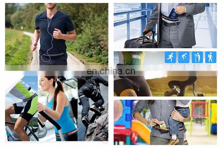 Running Belt Waterproof Cycling Waist Belt Exercise Sport Waterproof Elastic For Cellphone Running Belt Waterproof