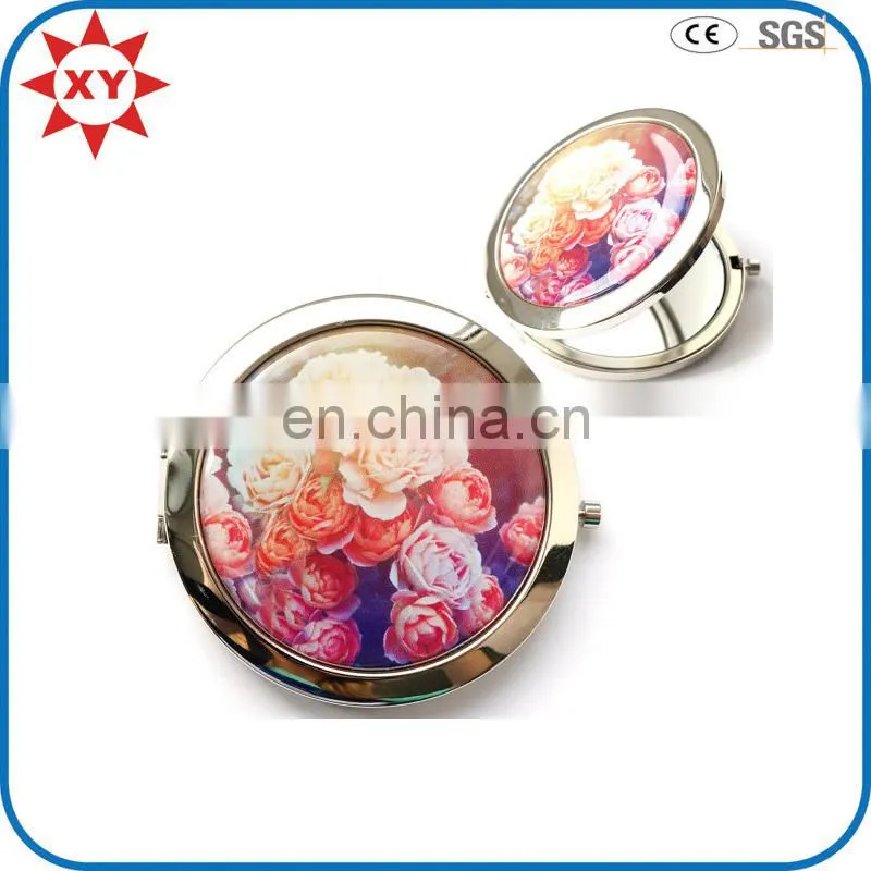 Custom bling rhinestone folding make-up mirror for gifts set