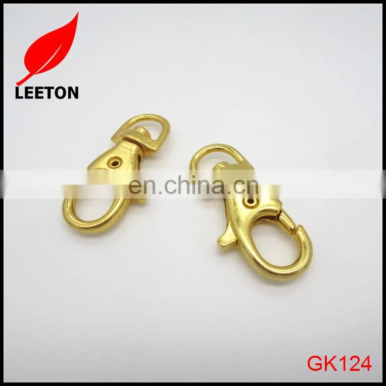 Factory supply 9mm small gold lanyard snap hook