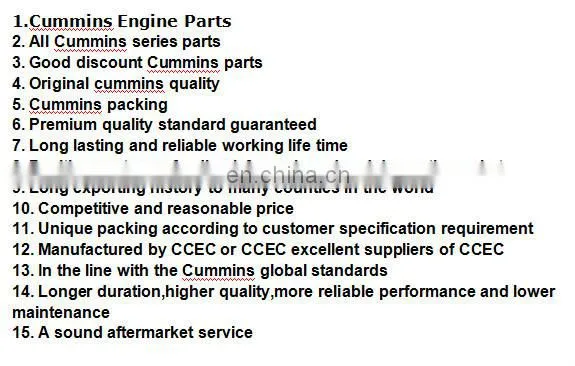 Diesel engine part QSM M11 fuel injector 3087648