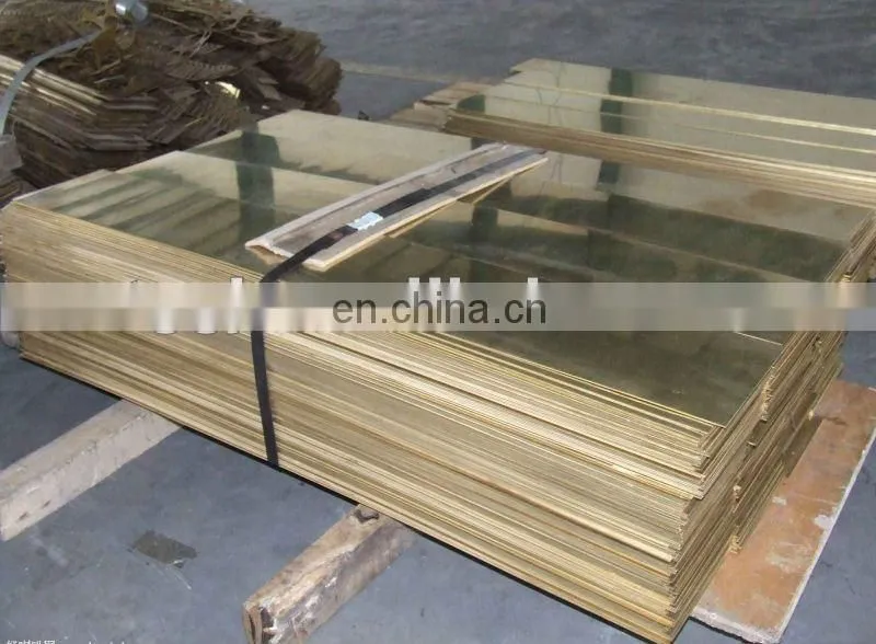 Multifunctional thin Brass sheet factory made in China for industry