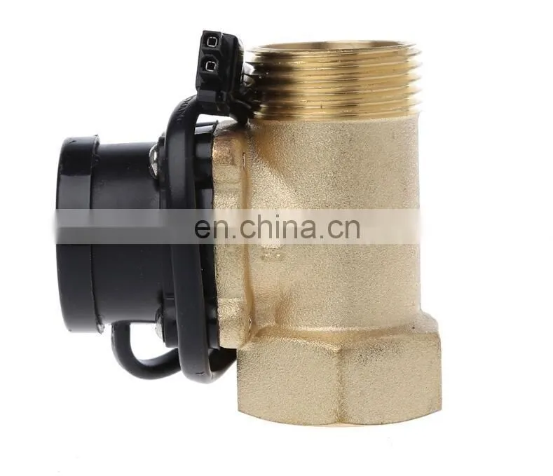Liquid Booster Solar Heater Brass HT800 One 1 Inch Water Pump Flow Sensor Switch