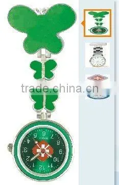 Enthusiastic Red Silicone Nurse Watch
