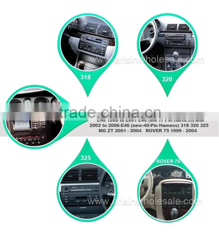 Erisin ES2046B 7" HD Touch Screen Android 4.4.4 E46 3er Car Radio DVD