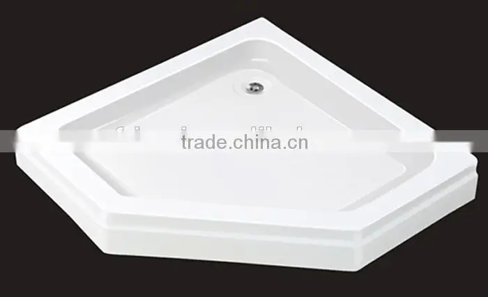Sanitary Ware White Custom Tray Bath Tray Diamond Acrylic Shower Tray