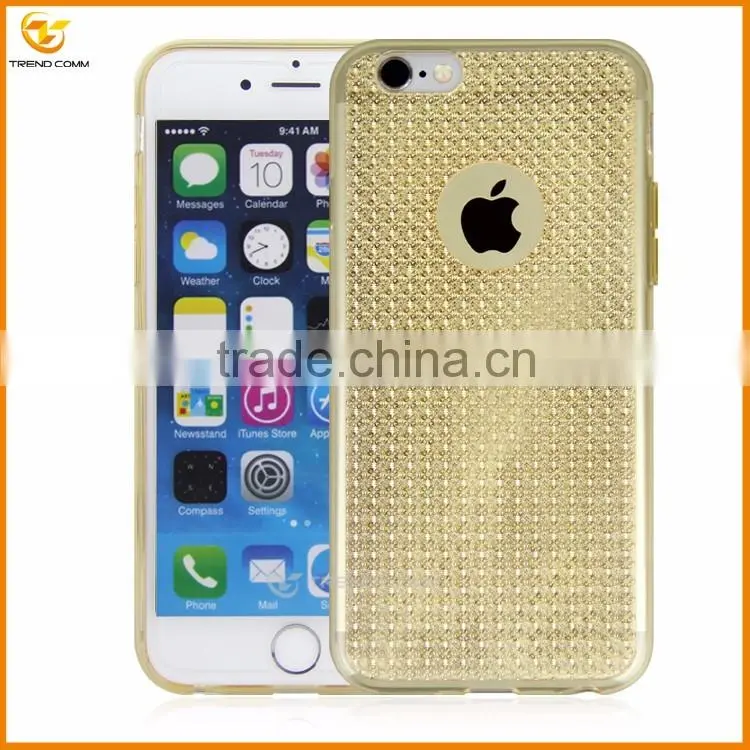 new products 2016 electroplating plating slim tpu case for iphone 6