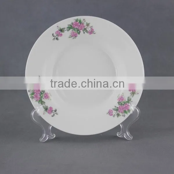 wholesale bone china dinner plates, fine new bone china plate, ceramic soup plate