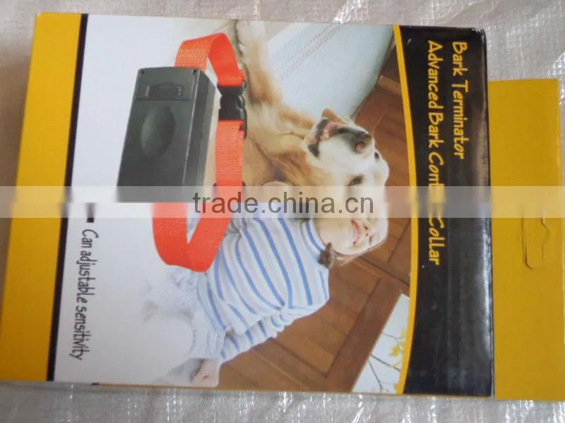 2014New arrival! Anti Bark No Barking Shock Dog Training Collar Automatic Collar Bark Terminator