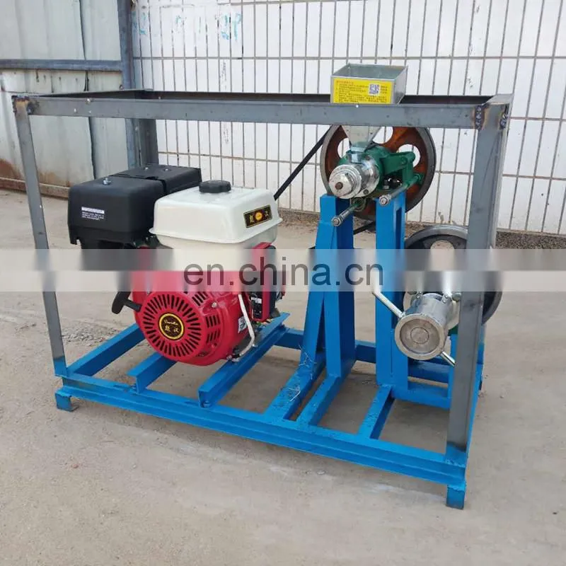 full automatic puffed corn snack extruder 12HP/15HP corn puffing rice food extruder machine rice / corn granule hot air puffer