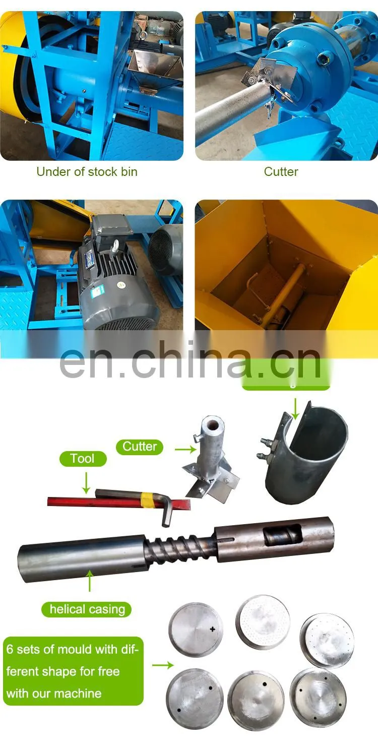 Extruder For The Production Of Corn Sticks Food Puffed Corn Extruder