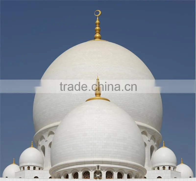 Fiberglass reinforced roof steel structure mosque dome