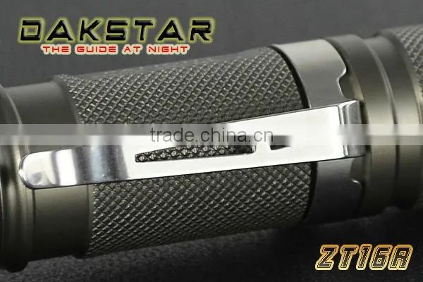 DAKSTAR ZT16A T6 885LM Aluminum LED 18650 Zoom rechargeable Flashlight With CREE