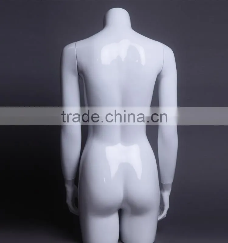 glossy female torso mannequin