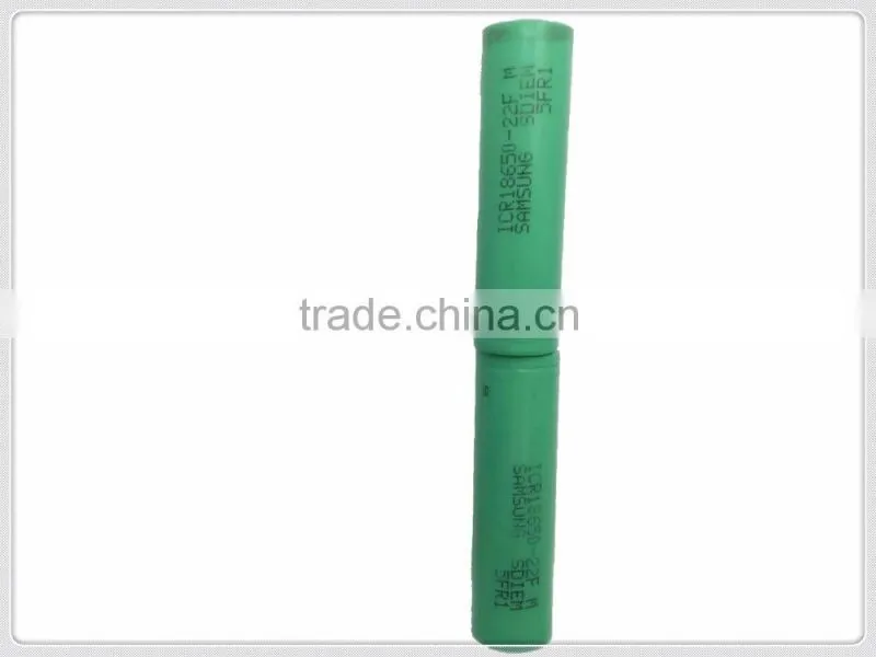 Samsung dimensions icr18650-22f rechargeable battery for flashlight