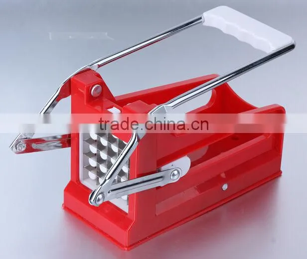 new red suction base potato chipper