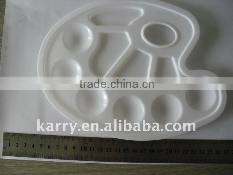 7 colors plastic palette,PET palette,artist palette