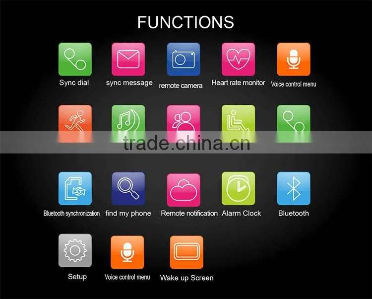 2015 New Smart watch Heart rate