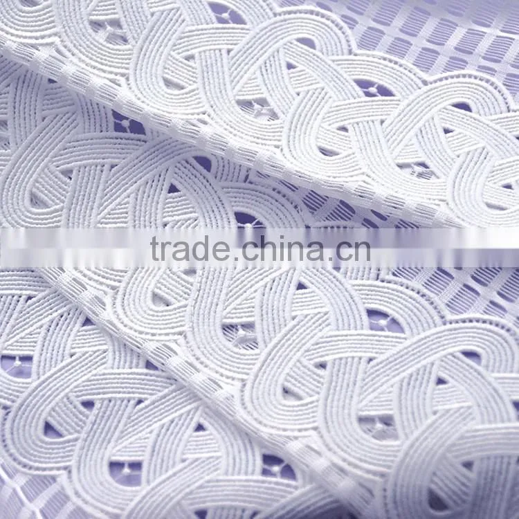 New special design best price fashion stretch water soluble french embroidery lace fabric