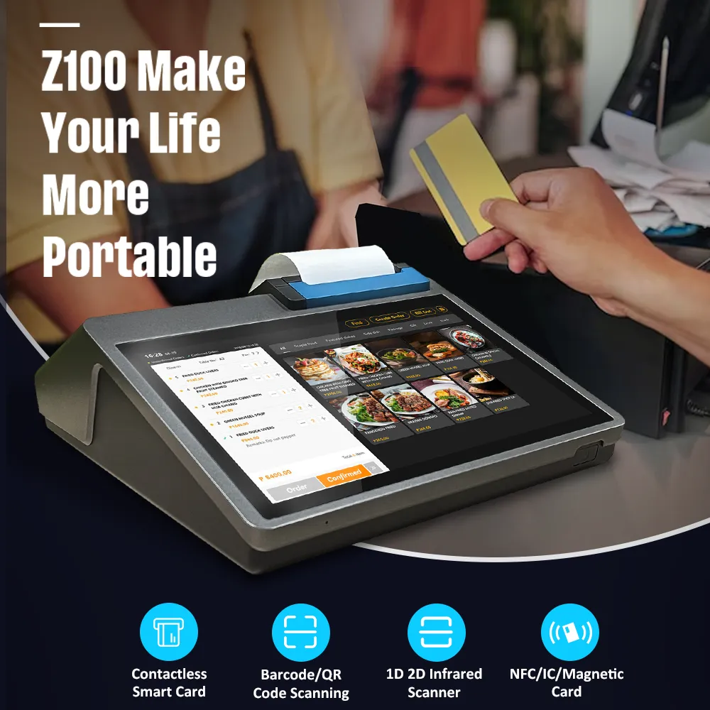 Z100 Android POS for sushi bar Japanese restaurant payment