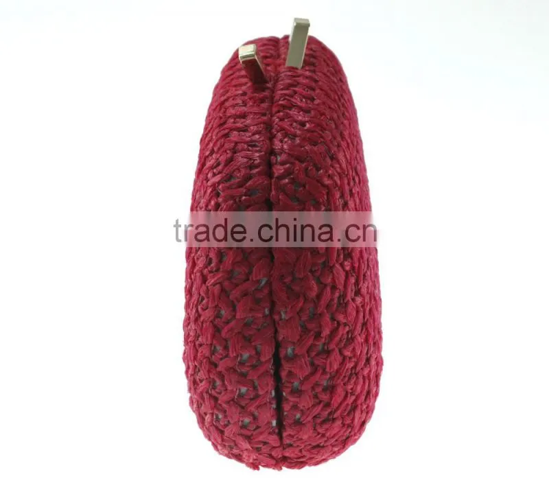 crocheted straw evening bags weave/woven