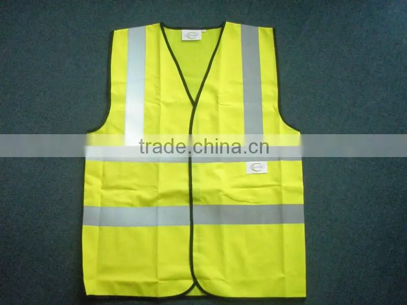 super bright newest safety vest Hi-vis safety vest safety tank top waistcoat