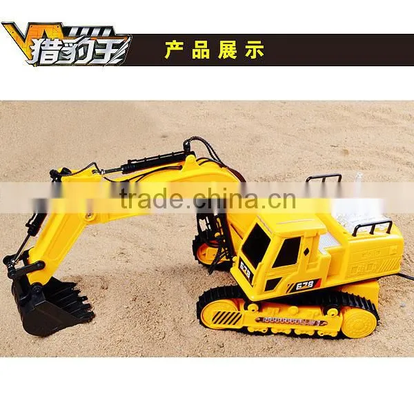 8 CH RC Crawler Excavator with light and music