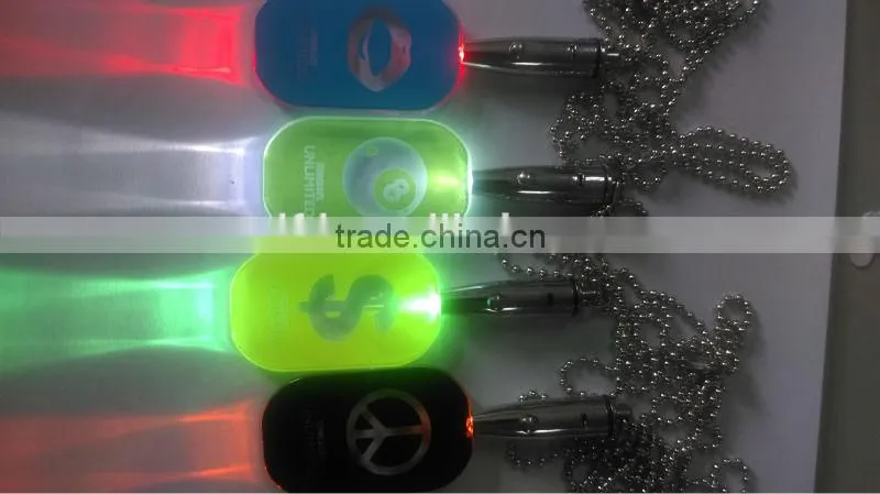 led dog tag ,led tag necklace ,led glowing tag ring,custom logo tag necklace for promotional gifts,new product for 2015 led tag