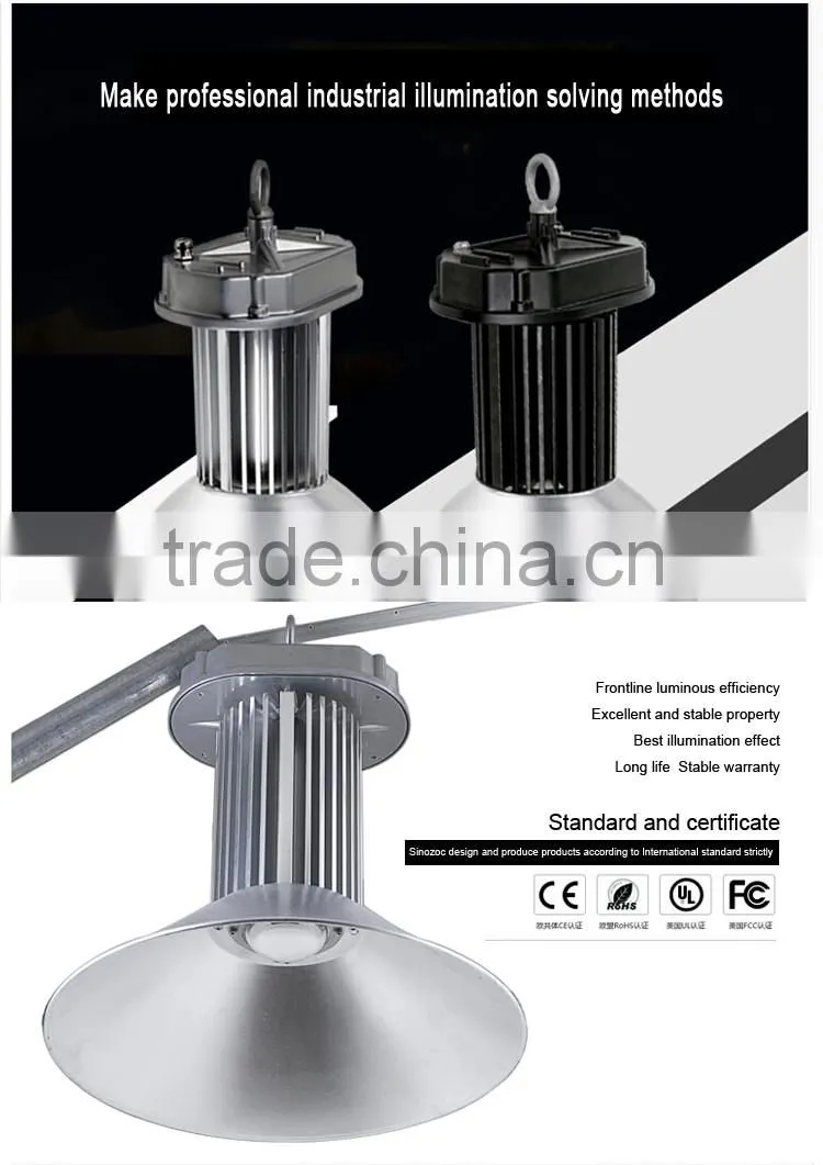 5 Years Warranty IP65 factory warehouse industrial 100w led high bay light