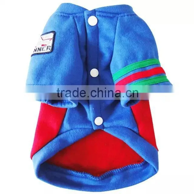Spring/Autumn/Winter Blue Fabric Dog Smiling Sweater Pet Apparels