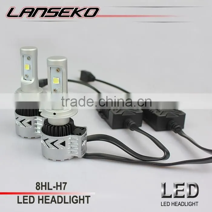Strong OEM service 36w DC12V-24V 6500K auto led headlight h7