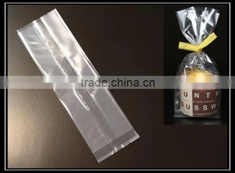 Wholesale clear and high quality opp plastic bags with header