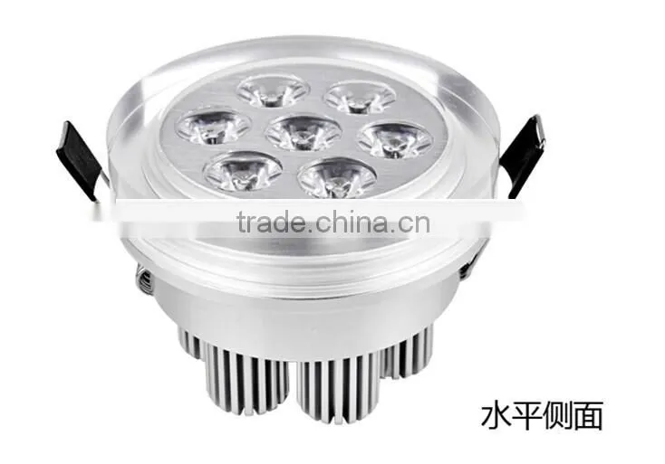 Embedded office/shop indoor easy installation ceiling lamp fitting popular new design fashion design high power led downlight 7W
