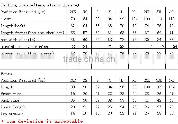 Winter Cycling Jersey Long Sleeve Anti UV Cycling Suit Breathable Bike Skinsuit