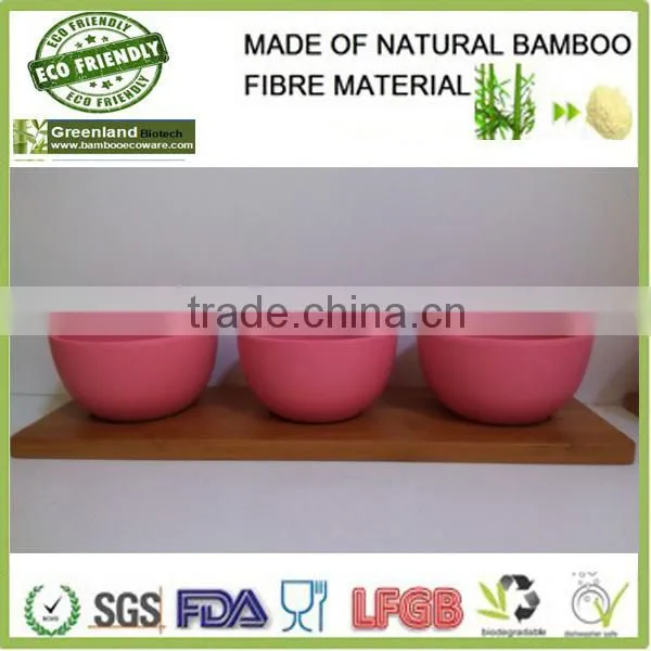 eco Bamboo fibre Customized Bowl Rice & Fruit Cute Bowl